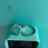 Ring designer ring luxury jewelry rings for women heart shaped sapphire ring simple fashion good with girlfriend jewellery birthday gift