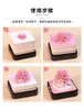 Panoramic Romantic Sakura Tree House Notepad Calendar 2024 3D Three-dimensional Note Paper Creative Carving Gift