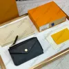 10A designer wallets Genuine Leather CARD HOLDER RECTO VERSO mens Womens Zippy Organizer Wallet Coin Purse Bag Charm Key Wallets Pouch Pochette Coin Purses with Box