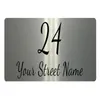 Anpassat personligt husnamn Aluminiumskylt Plack Multiple Color Exterior House Numbers Street Bailbox Door Sign 240130