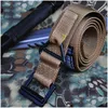 Gürtel Outdoor Taktischer Gürtel Cqb Herren Canvas Gürtel Rappel Rescue Drop Lieferung Mode-Accessoires Gürtel Zubehör Dhmk4