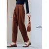 Pantaloni da donna MISHOW Velluto A Coste Dritto Per Le Donne 2024 Autunno Casual Elastico A Vita Alta Tasca Solido Lunghezza Della Caviglia Matita MXC47K0466