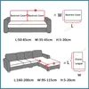 Pokrywa krzesła 1PC Jacquard Sofa Siet Poduszka Pokrywa na rozciąganie Wyjmowana kadłubka 1/2/3/4 Polar Proece Protector