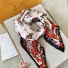 2024 Spring Fashion Women Scarf Designer Silk Scarf Luxury Shawl Small Squares High Quality Turbans Head scarfs square Bandeaus Headband for Women men LVVV 001