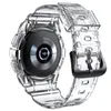 Ремешки для часов Galaone, прозрачный цельный ремешок для Samsung Galaxy Watch5 40, 44 мм, спортивный ремешок, браслет с чехлом Watch4, браслет из ТПУ