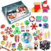 Party Favor 2024 Fidget Calendriers de l'Avent Cadeau pour filles garçons enfants Calendrier de Noël Jouet Pack Figetsss Jouets Ensembles Boîte