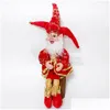 Christmas Decorations 50Cm Elf Doll Toy Christmas Pendant Ornaments Decor Hanging On Shelf Standing Decoration Navidad New Year Gifts Dhnhv