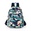 School Bags Backpack Women's Large Capacity Waterproof Printed Oxford Cloth College Student Schoolbag Lightweight Travel Bag