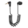 3.5Mm Spring Earphones Single Side Headphones Earbuds Wired Headset For Mobile Phone MP3 Computer