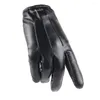 Makeup Brushes Sparkaesth Men Leather Touchscreen Gloves Winter Driving Warm Wrist