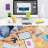 Fodrade Sticky Notes 4x6 i ljust styrda Post Stickies Färgglada Super Sticking Power Memo Pads sitt starka lim 270 ark 240122