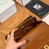 Designer portatile designer marrone spalla classico patta con maniglia superiore 20 cm in pelle diamante grata hardware in oro matelasse catena di lusso borsetta