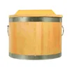 Dinnerware Sets Sushi Barrel Beancurd Jelly Bucket Dining Table Container Cooked Rice Serving Storage Bowl