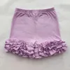 Shorts de algodão meninas plissado criança para menina crianças malha gelo crianças primavera/verão roupas shorties