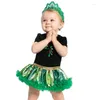 Robes de fille un an bébé enfants robe congelée pour enfant en bas âge fête d'anniversaire petites filles princesse Anna enfants carnaval robe de bal Costume