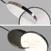 Metall Mirror Pendant Lamp rostfritt stål Akrylupphängning Ljus lyxhotell Cafe Bar Art Deco LED Hängande tak ljuskrona