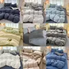 Bedding Sets Family Full Bed Linen Set Queen Size Nordic Duvet Cover 220x240 Soild Color Summer Cooling Sheets 150x200 Complete