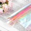 Wrapping Paper Cellophane Wrap Roll Gift Iridescent Flower Rainbow Film Wrapper Holographic Basket Window Birthday Packaging 240124