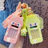 Keychains Cartoon Pig Bow Girl Calculator Key Chain Animal Steel Ball Maze Keychain Student School Bag Pendant Gift