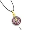 Colliers de pendentif Collier cosplay bijoux en cuir colliers de pendentif