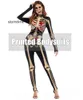 Body Human Structure 3D Print Party Evening Costume Jumpsuits Skinny Pants Men Women Halloween Cosplay Costumes Set Festival Wear Suits