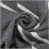 スカーフの男性スカーフラグジュアリーブランドの格子縞のカシミアスカーフ冬の温かいネッカチーフビジネスロングパシュミナホリデーメンズドロップデリバリーdhofk