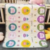 5 lager Cartoon Baby Washable Changing Pad Size 50x70cm Born Waterproof Pad Portable Foldbar Compact Nappy 240130