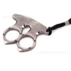 Self Defense Finger Tiger Survival Key Chain with Broken Window Designers Fist Two Buckle Alloy Hand Brace for Legal Ing M6X2