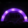 10mx5mH (33x16.5ft) With blower wholesale Commercial decorative round LED inflatable lighting arch advertising archway door for party wedding event