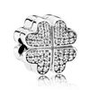 Loose Gemstones Original Petals of Love Magic Sky Globe Twinkle Star Clip Charm Bead Fit 925 Sterling Silver Armband smycken