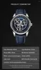 손목 시계 Pindu Starwheel Mens Watches Top Automatic Watcher for Men Fashion Business Clock Modified Movement Montre Homme