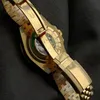 Schoon fabriekshorloge van hoge kwaliteit M126718grnr-0001 horloge gouden band kast oppervlak mat keramische rand saffierglas spiegel 3285 mechanisch uurwerk 40MM