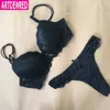 ArtdewRed Brand Temptation Lace Brief Women Bra Set Intimate Plus Size ABC Push Up Sets Sexy Underwear Panty 240127