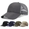 Casquettes de baseball Hommes Femmes Casquette de baseball Grosse tête Grande taille Été Mesh Top Qualité Sport Snapback Chapeau 56-60cm 60-65cm Gorras Hombre