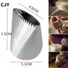 Baking Tools 1Pc Extra Large Stainless Steel Nozzle Icing Piping Nozzles Cream Cake Decorating Pastry Tip Fondant Accessories