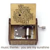 est You are my sunshine citations inspirées imprimer boîte à musique en bois étudiants enfants fête d'anniversaire faveurs cadeau pour les enfants 240118