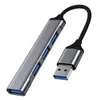 4Port USB 3.0 Hub High Speed ​​Type C Splitter for PC Computer Accessories Multiport 4 2.0 منافذ