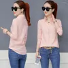 Frauen Blusen Frauen Frühling Sommer Stil Chiffon Shirts Dame Casual Büro Arbeit Tragen Gestreiften Blusas Tops Feminina DF1562