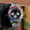 Titta på Luxury Mens Designer Watches Rainbow 43mm Automatiska mekaniska högkvalitativa klockor Rostfritt stål Strap Classic Scratch Resistant Crystal Wristwatch