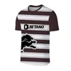 Fashion Co branded Racing Club 3D T-shirt Mens Audience Sports Short Sleeve