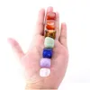 Naturkristall-Chakra-Steine, 7-teiliges Set, Geschenk, Natursteine, Palmen-Reiki-Heilkristalle, Edelsteine, Yoga, Energie, Naturalcr Otwoz