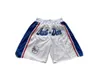 Street basketsportbyxor Pocket Pants Tight-Embroidered Monogram dragkedja Pocket Pants Street Unisex Quarter Pants
