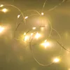 Струны светодиодные солнечные гирлянды из медной проволоки водонепроницаемые садовые декоративные елочные гирлянды для прополки дома