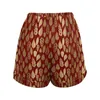 Damskie szorty liściowe druk wysokiej talii HARAJUKU Woman Streetwear Owczesne krótkie spodnie Summer Custom Bottoms