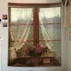 Ashou Эстетический фоновый узор Гобелен Настенное украшение для дома Art Room 240127