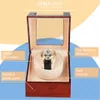 FRUCASE Wooden Watch Winder for Automatic Watches Watch Box Automatic Winder Use USB Cable / with Battery Option 240129