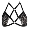 Bras Sexy Lace Women's Bra Lingerie Fashion Push Up Female Bralette Top Adjustable No-Slip Perspective Women Underwear