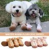 Dog Apparel Protective Footwear Pet Shoes Winter Booties Plush Protectors For Outdoor Walking Anti-slip Small Size