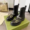 Nouvelles bottes bottine designer Martin Desert pour femmes chaussures classiques mode hiver bottes en cuir talon grossier femmes chaussures 35-41 1.25 04