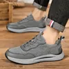 Hommes chaussures de course confort à lacets bout rond noir Beige gris chaussures hommes formateurs sport baskets taille 40-44